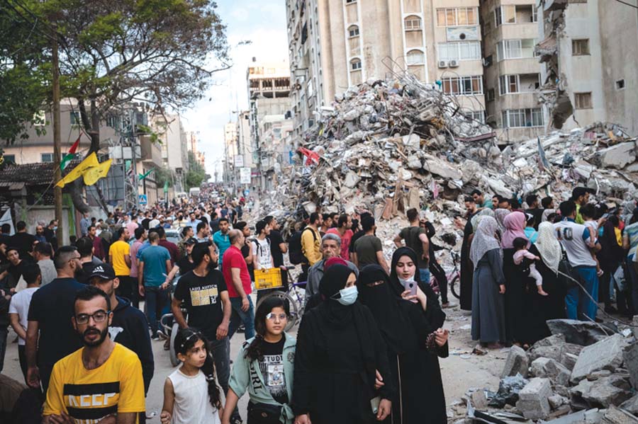Egyptian mediators hold talks to firm up Israel-Hamas truce