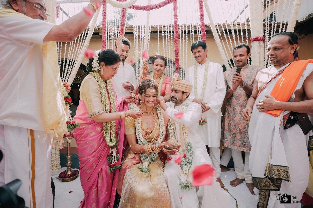 Shubra Aiyappa marries Vishal Sivappa