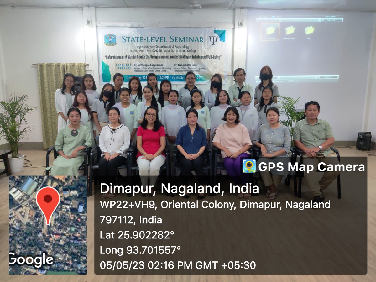 Dimapur Government College conducts seminar on mental health