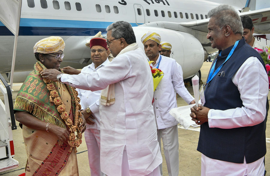 President Murmu in Karnataka