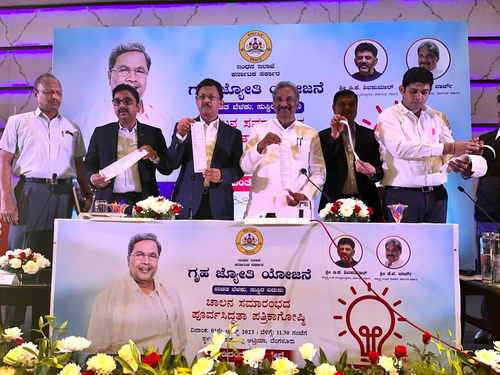 K’taka govt all set to launch Gruha Jyothi free power scheme on Aug 5; 1.42 cr households to benefit