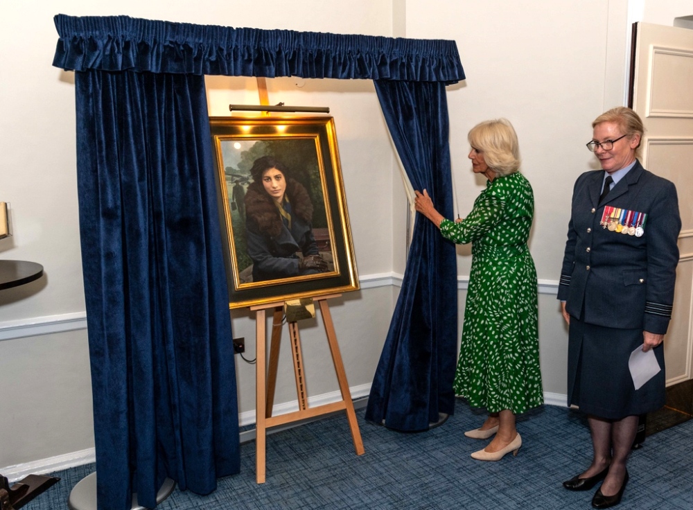 Queen Camilla unveils portrait of Indian-origin British spy Noor Inayat Khan