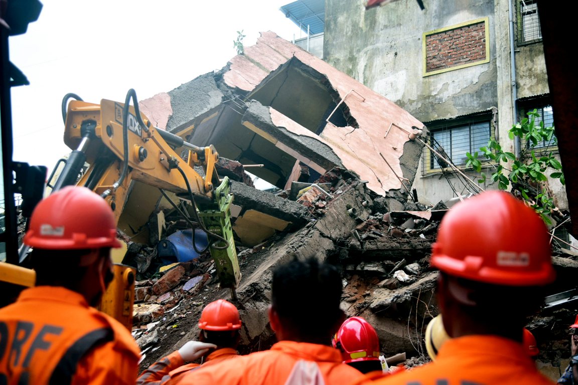 3 dead after 4-storey building collapses in Navi Mumbai; 2 rescued from under rubble
