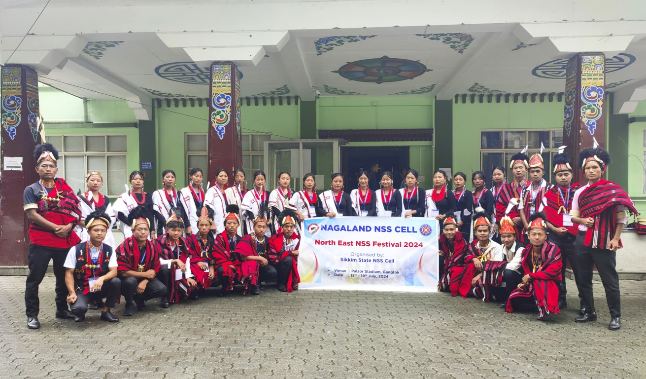 WGC NSS represents Nagaland at North East NSS Festival in Gangtok