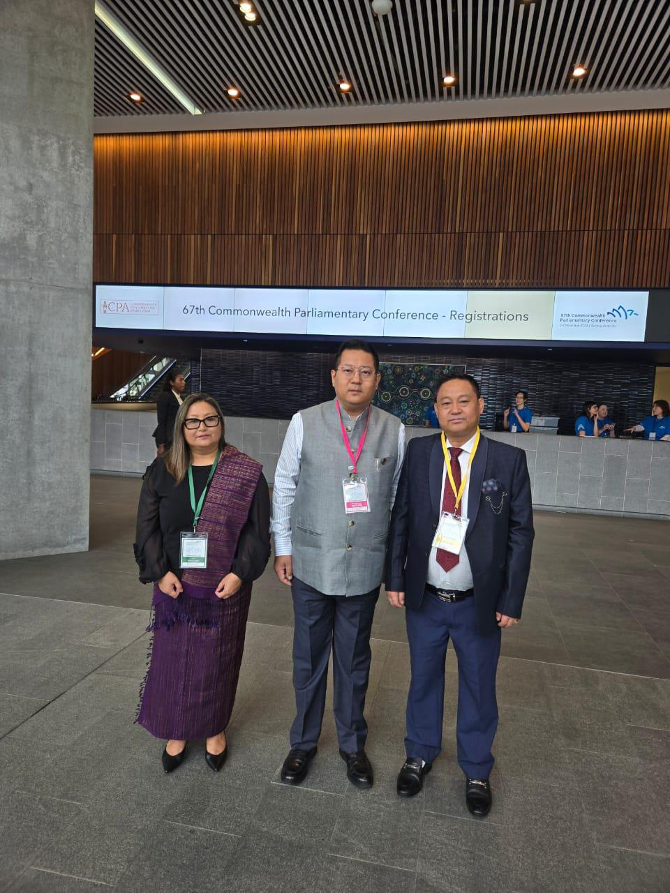 Three officials from Nagaland attending CPC in Sydney 