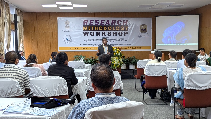 Health research methodology workshop underway in Kohima
