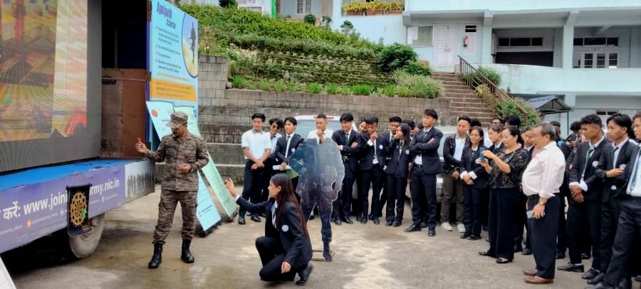Army Recruitment Office Rangapahar conducts outreach at St. Xavier College Jalukie