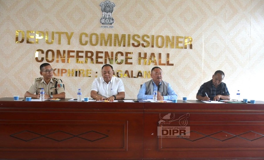 Advisor S Kiusumew Yimchunger calls for sincerity at Kiphire DPDB meeting
