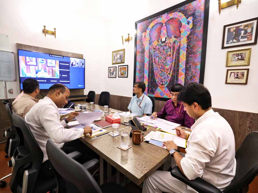 DoNER minister holds review meeting with CM Rio on Viksit Nagaland