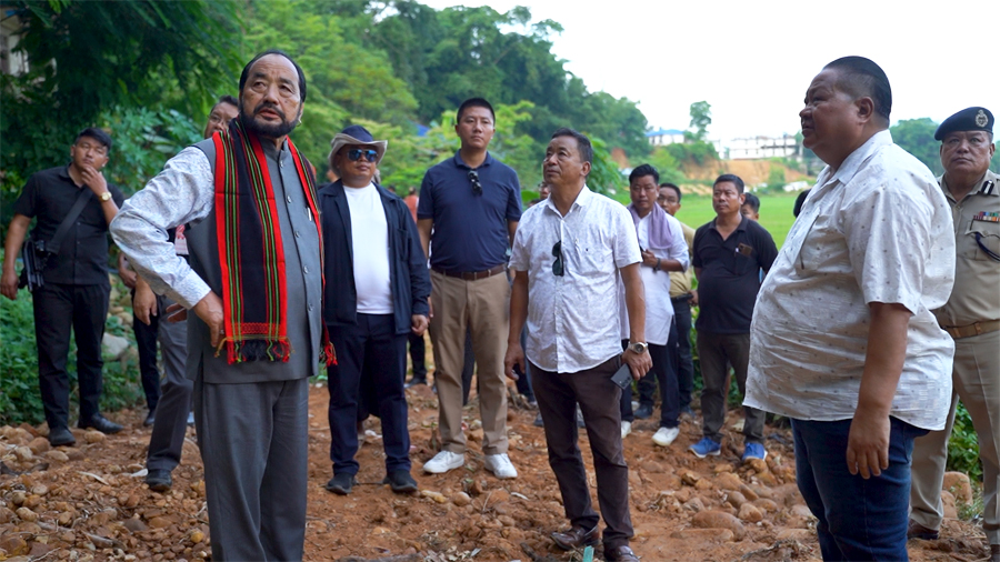Nagaland: Deputy Chief Minister Y Patton inspects flood-hit areas, vows action against encroachments and drainage blockages