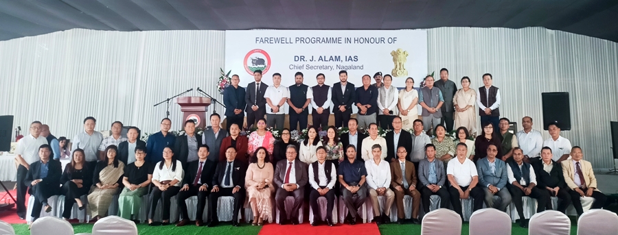 Dr. J Alam bids farewell as Nagaland Chief Secretary