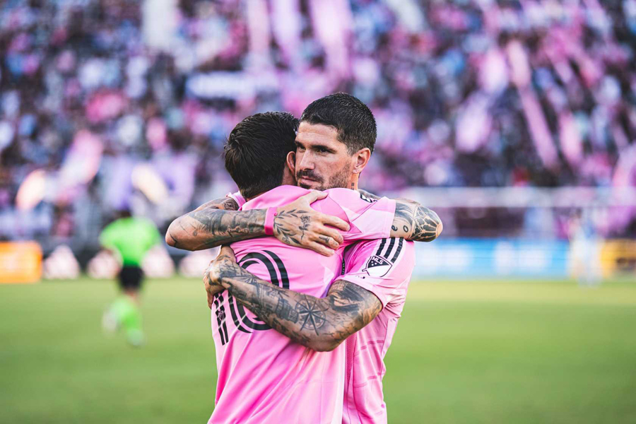 Rodrigo De Paul make Inter Miami debut in the win beating Atlas FC in Leagues Cup opener