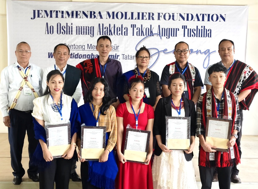 Jemtimenba Mollier Foundation honours outstanding achievers in Ao literature 