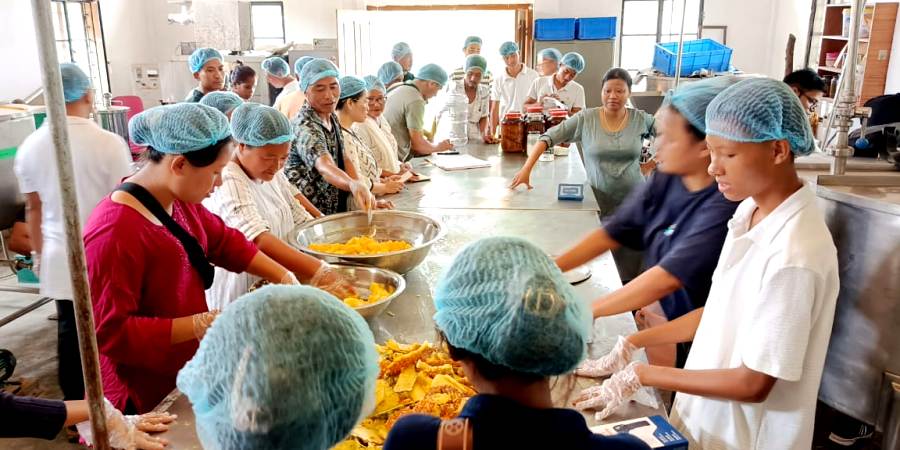 Krishi Vigyan Kendra Dimapur conducts training on value addition of pineapple