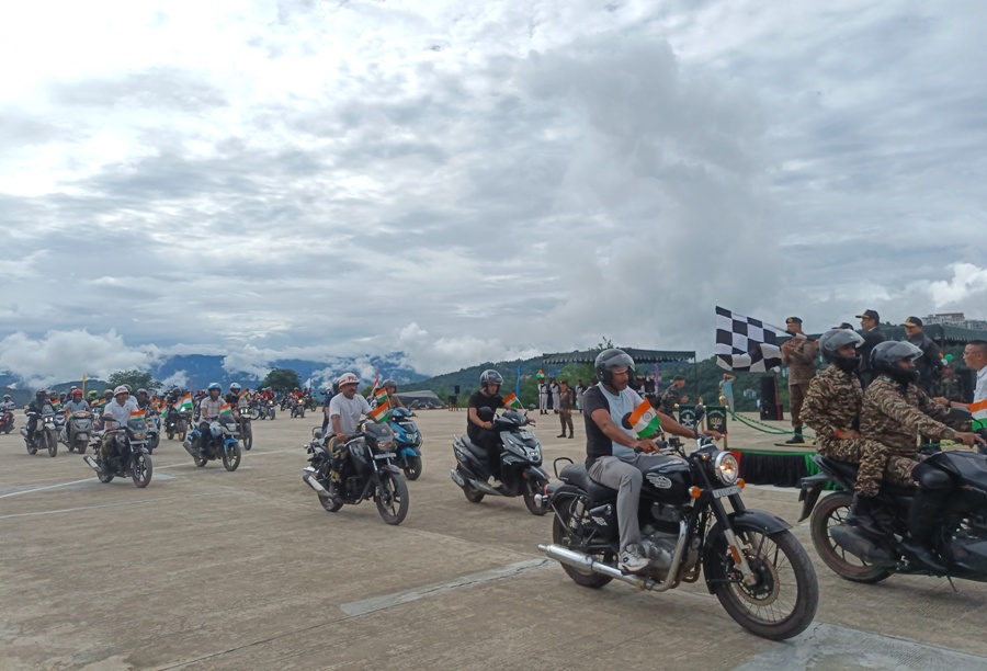 Kargil Vijay Diwas: Assam Rifles holds bike rally in Kohima