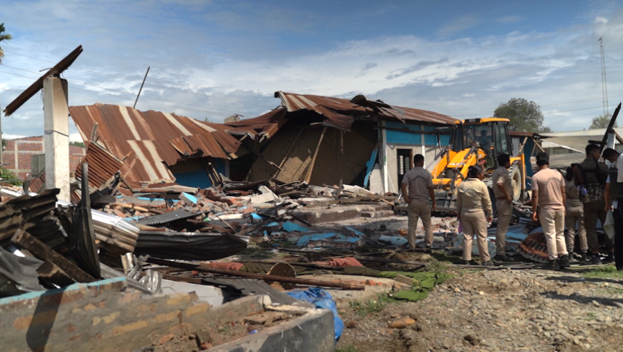 Eviction drive carried out in disputed Nagaland-Assam border area