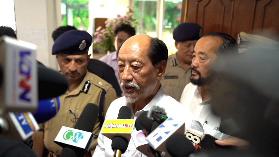 Neiphiu Rio slams NHIDCL over NH-29 road works in Nagaland