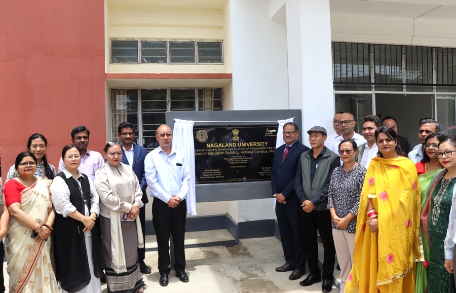 New academic building inaugurated at Nagaland University Kohima campus
