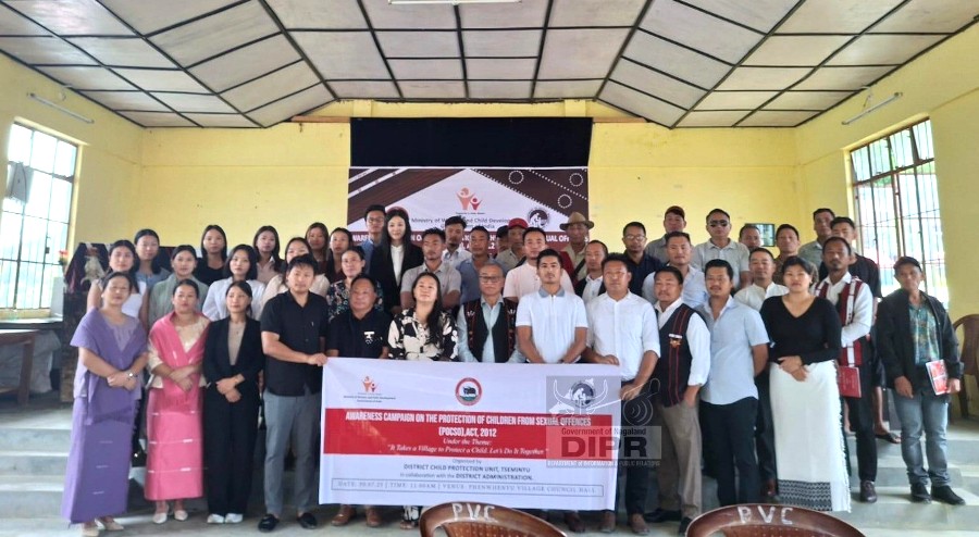 POCSO sensitisation drive held in Phenwhenyu village