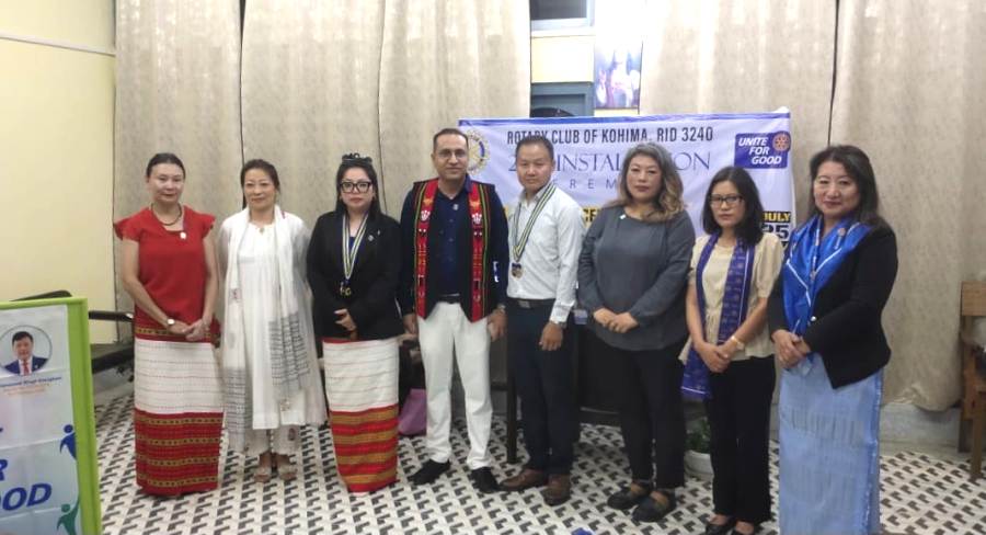 Rotary Club Kohima holds 23rd installation ceremony