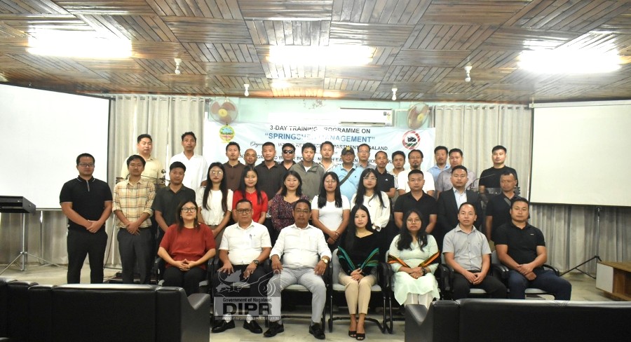 Training on ‘springshed management’ underway in Kohima