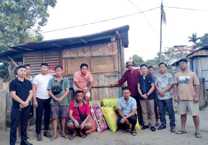 Western Sümi Students' Union provides relief to flood-hit colonies in Dimapur