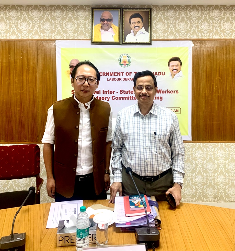 Wapangtoshi attends ISM Workers Advisory Committee meet in Chennai