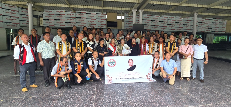 Western Chakhesang Hoho hosts civic reception for Sano Vamuzo