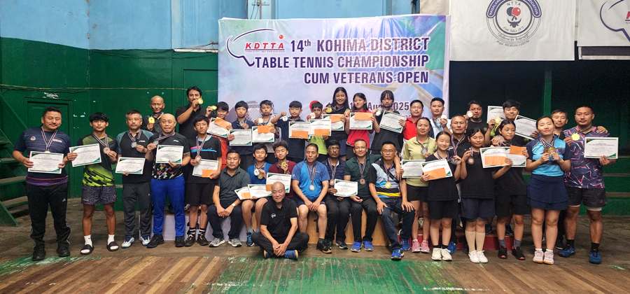 14th Kohima District Table Tennis Championship concludes