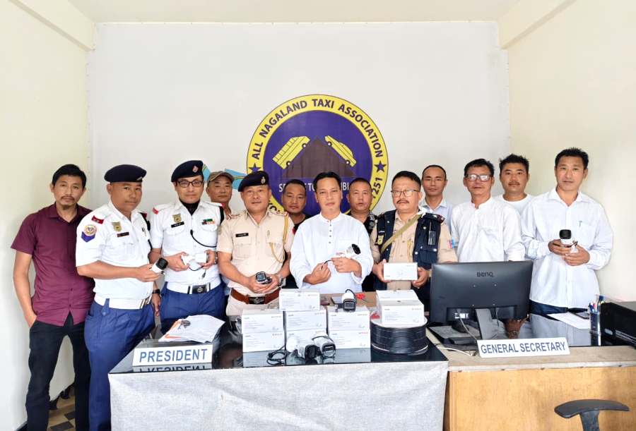 All Nagaland Taxi Association unit installs CCTVs in Mokokchung town 