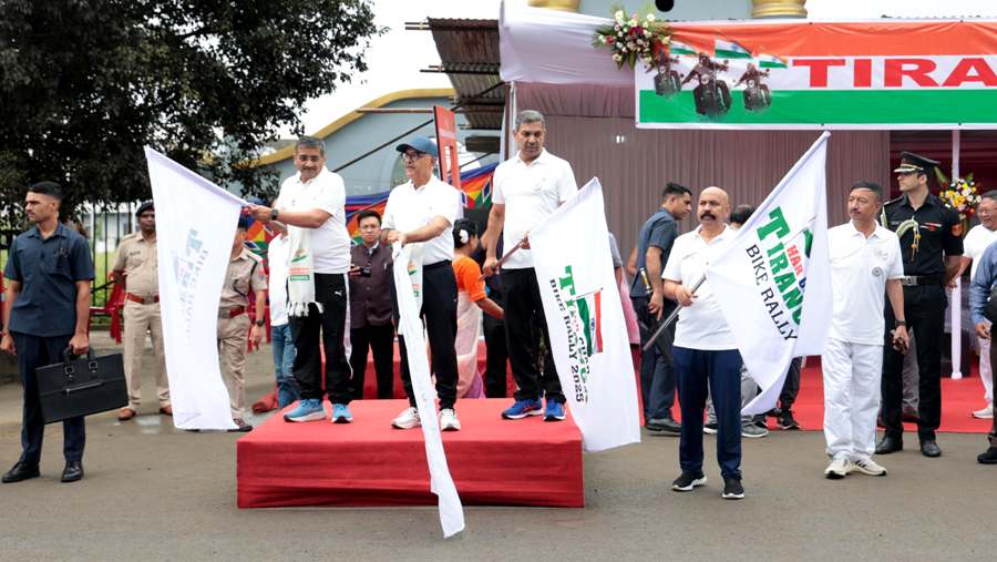 Manipur Governor flags-off bike rally
