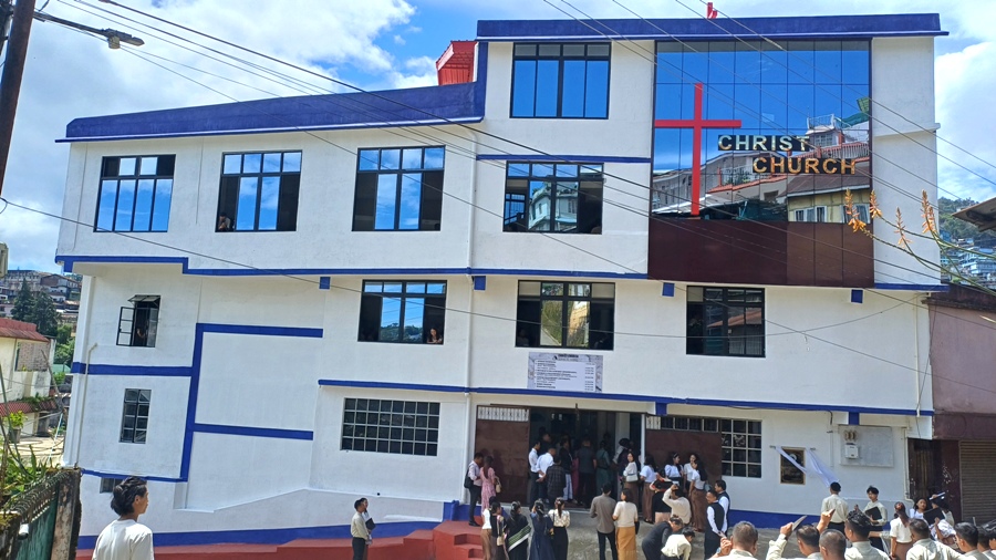 Christ Church dedicated at Lower Chandmari in Kohima