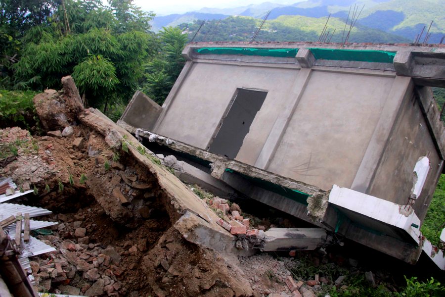 Chungtia village seeks urgent government action as landslides threaten over 50 families