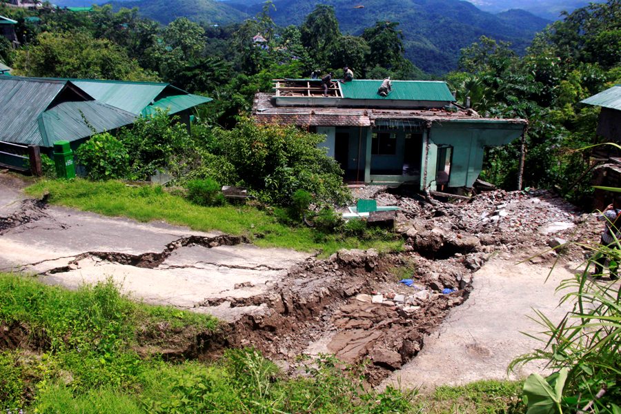 Chungtia village seeks urgent government action as landslides threaten over 50 families