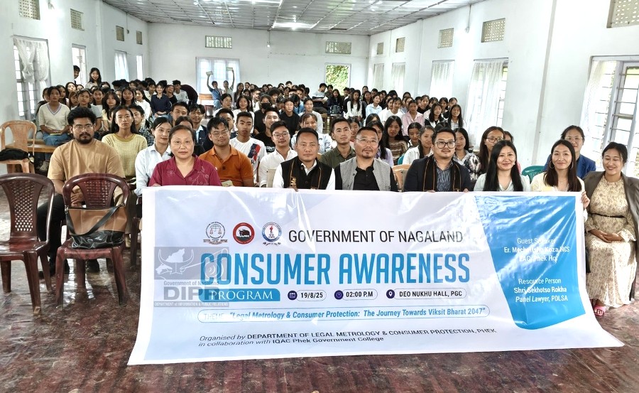 Consumer awareness programme organised at Phek Government College
