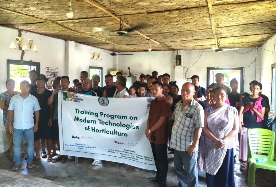 Dimapur, Niuland farmers get trained in latest agri techniques