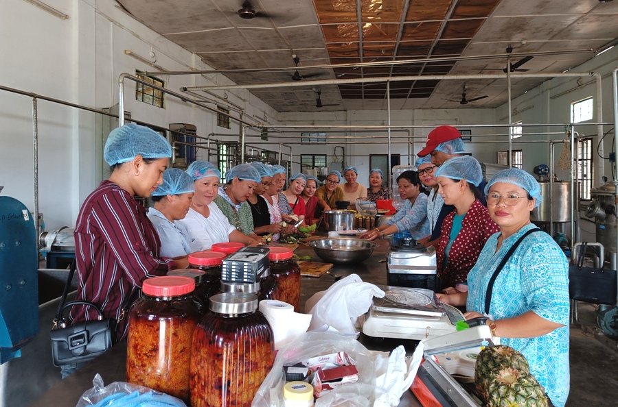 ICAR-KVK Dimapur concludes three-day food processing training
