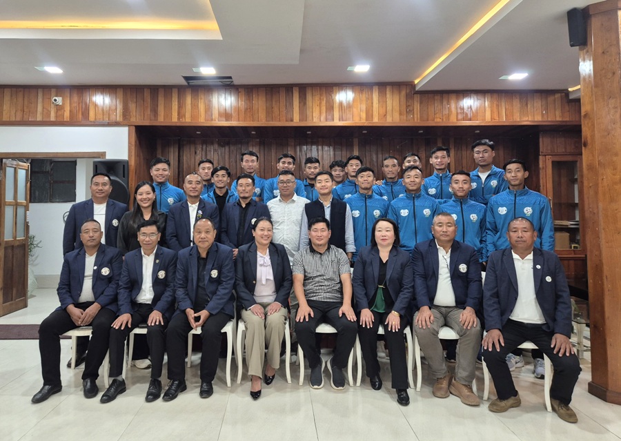 Kohima District Football Association holds thanksgiving programme for Dr. T Ao Trophy journey