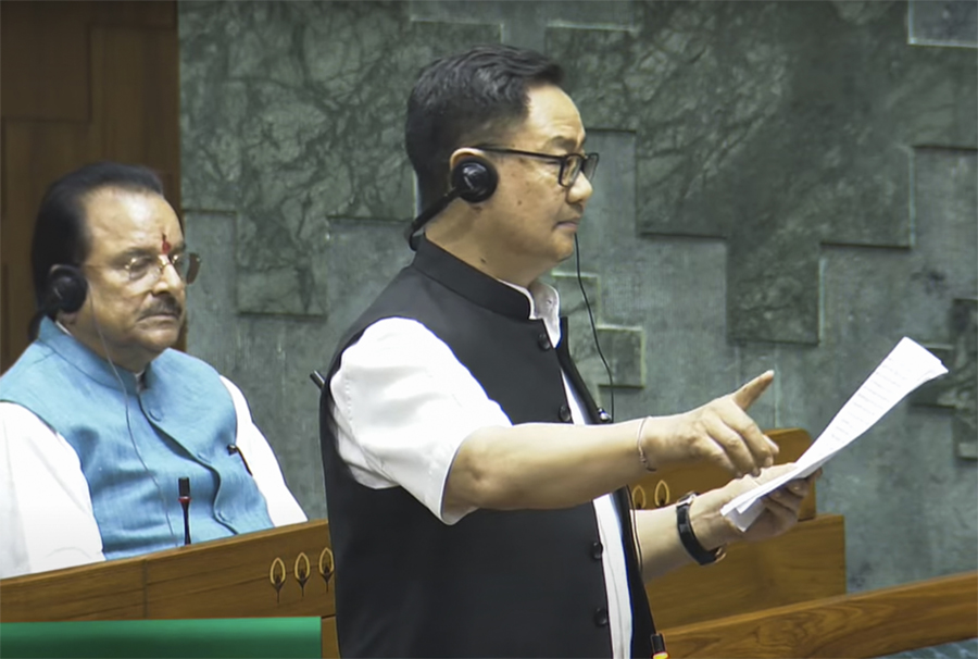 Bihar SIR cannot be discussed in House as matter before Supreme Court: Kiren Rijiju in Lok Sabha