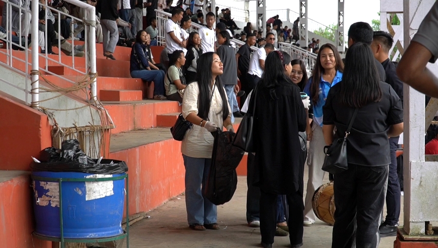 Konyak Students’ Union Kohima leads cleanliness drive at IG Stadium after Dr. T Ao Trophy match