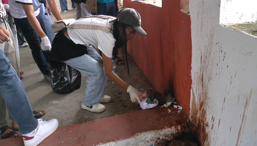 Konyak Students’ Union Kohima leads cleanliness drive at IG Stadium after Dr. T Ao Trophy match