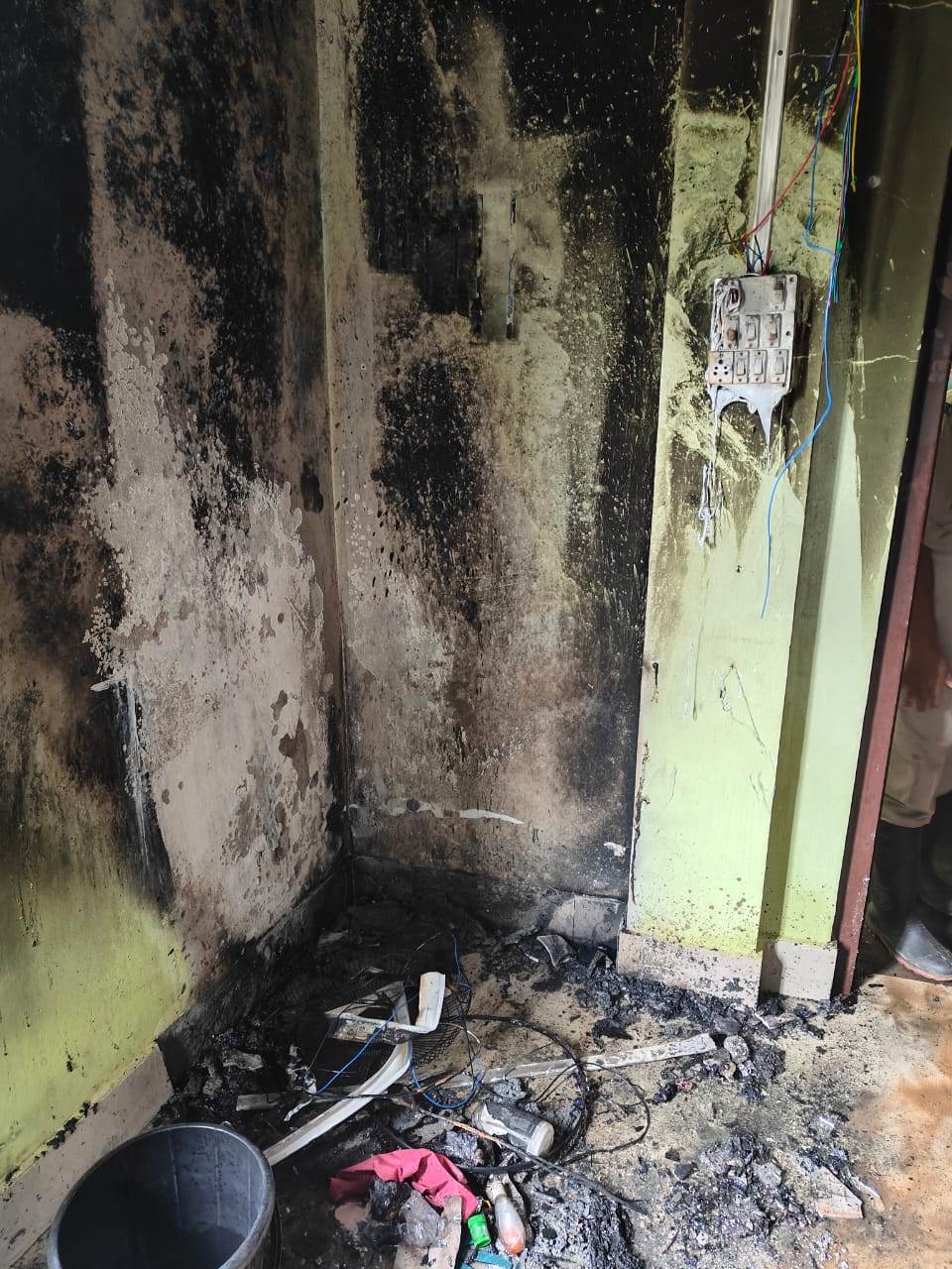 Short circuit causes fire in Dimapur’s Lhomithi Colony