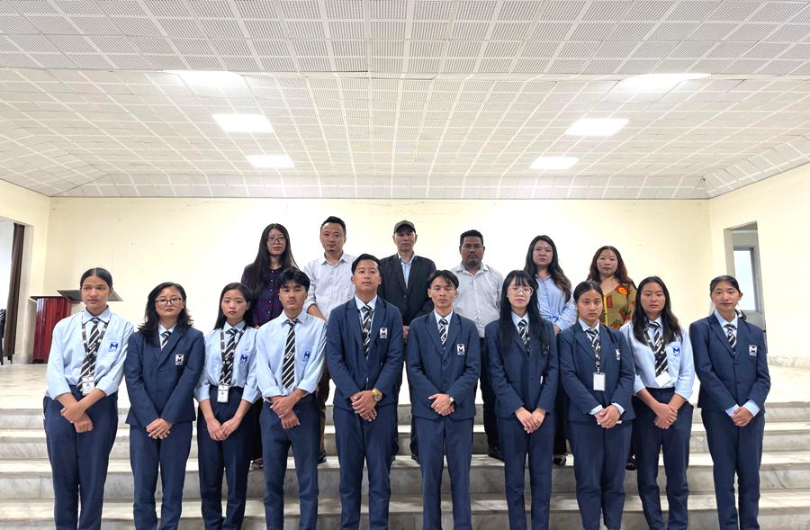 Model Christian College Kohima elects new student council