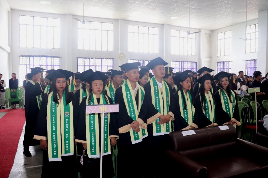 Mount Olive College Kohima holds freshers’ social-cum-graduation day