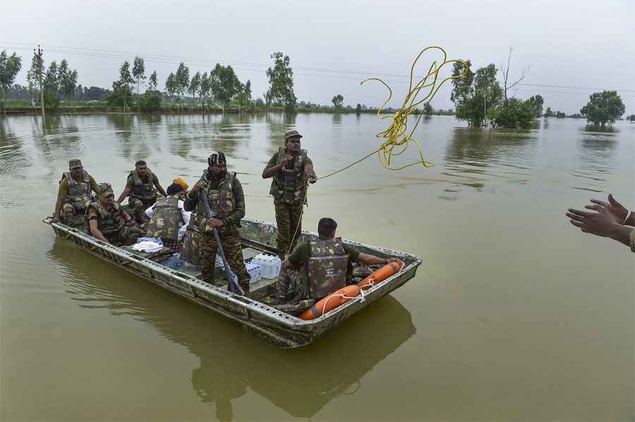 Punjab floods: Over 1,000 villages, affected; state minister blames Centre for worst deluge in 37 yrs