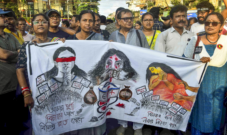 RG Kar crime anniversary: Violence and ‘police excesses’ sully justice march to Nabanna