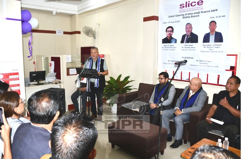 Slice Small Finance Bank opens branch in Wokha