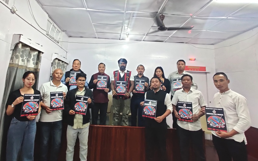 Supongmeren Jamir launches anti-drug awareness campaign