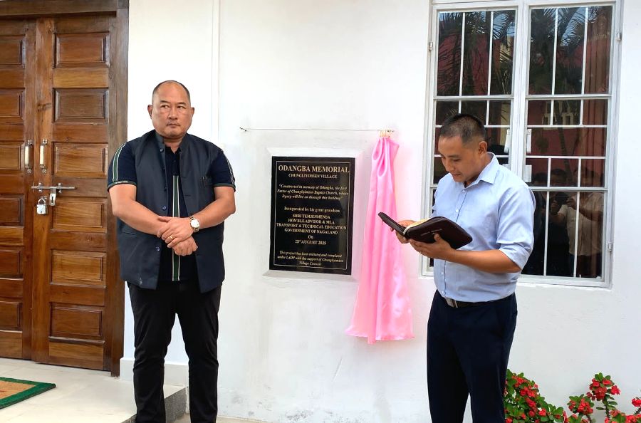 Temjenmenba inaugurates ‘Odangba Memorial Ki’ at Chungliyimsen village 