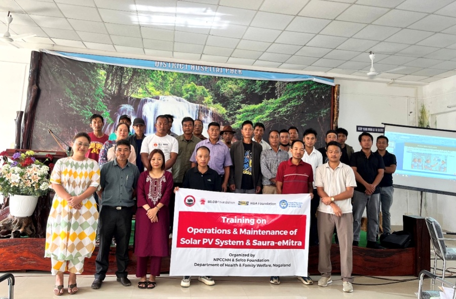 Training on solar PV systems and Saura e-Mitra held in Phek, Kiphire 